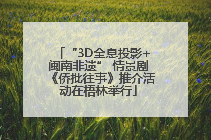 “3D全息投影+闽南非遗” 情景剧《侨批往事》推介活动在梧林举行