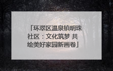 环翠区温泉镇明珠社区：文化筑梦 共绘美好家园新画卷