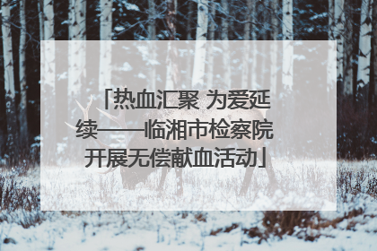 热血汇聚 为爱延续——临湘市检察院开展无偿献血活动