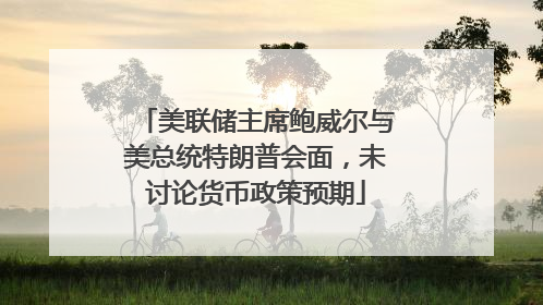 美联储主席鲍威尔与美总统特朗普会面，未讨论货币政策预期