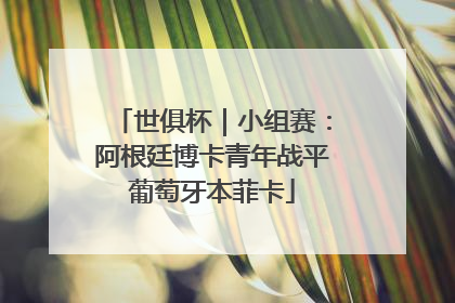 世俱杯｜小组赛：阿根廷博卡青年战平葡萄牙本菲卡