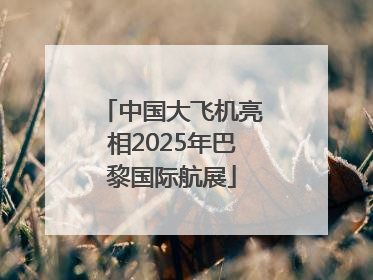 中国大飞机亮相2025年巴黎国际航展