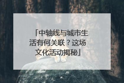 中轴线与城市生活有何关联？这场文化活动揭秘