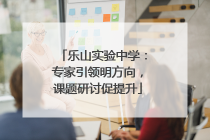 乐山实验中学：专家引领明方向，课题研讨促提升