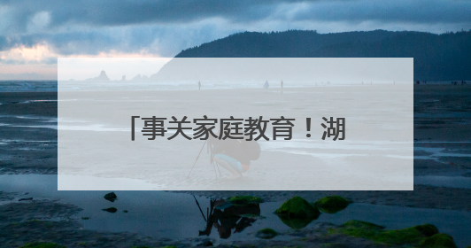 事关家庭教育！湖北省检察院等部门发布典型案（事）例