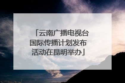 云南广播电视台国际传播计划发布活动在昆明举办