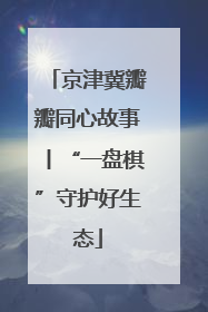 京津冀瓣瓣同心故事丨“一盘棋”守护好生态