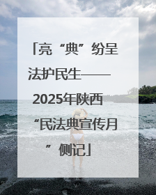 亮“典”纷呈 法护民生——2025年陕西“民法典宣传月”侧记