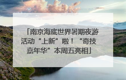 南京海底世界暑期夜游活动“上新”啦！“奇技嘉年华”本周五亮相