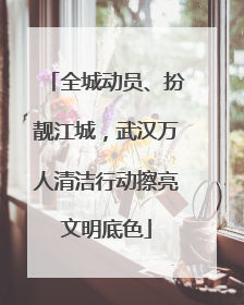 全城动员、扮靓江城，武汉万人清洁行动擦亮文明底色