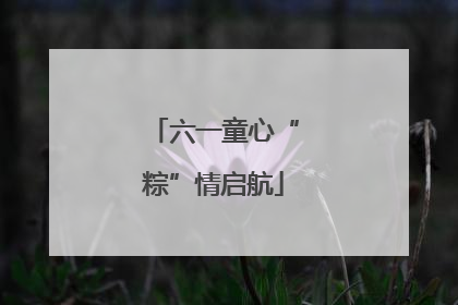 六一童心“粽”情启航