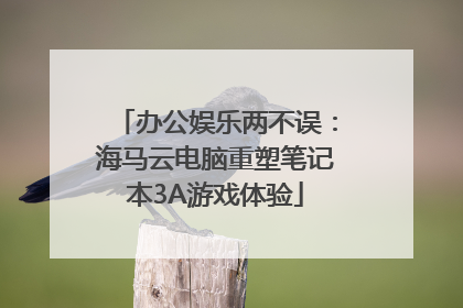 办公娱乐两不误：海马云电脑重塑笔记本3A游戏体验