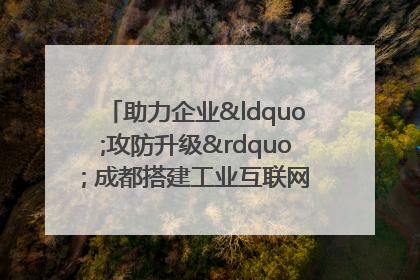 助力企业“攻防升级” 成都搭建工业互联网安全供需对接平台