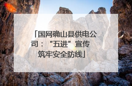 国网确山县供电公司：“五进”宣传 筑牢安全防线