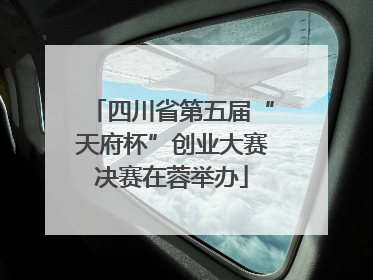 四川省第五届“天府杯”创业大赛决赛在蓉举办