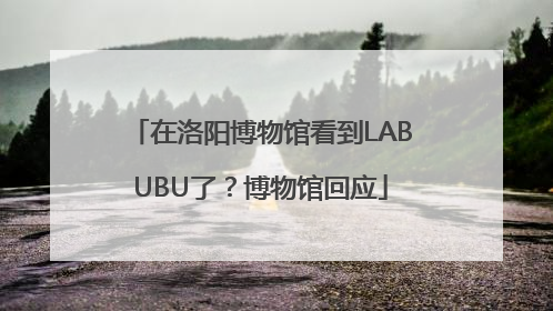 在洛阳博物馆看到LABUBU了？博物馆回应