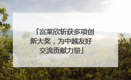 富莱欣斩获多项创新大奖，为中越友好交流贡献力量