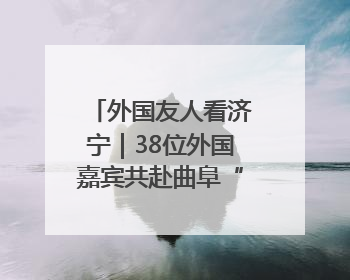 外国友人看济宁｜38位外国嘉宾共赴曲阜“文化之约”