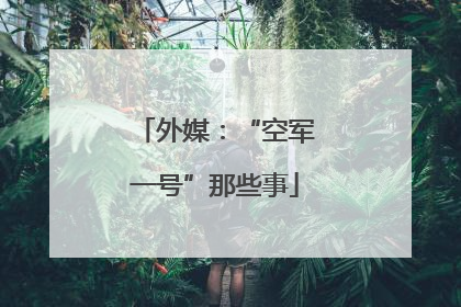 外媒：“空军一号”那些事