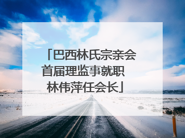 巴西林氏宗亲会首届理监事就职 林伟萍任会长