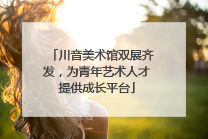 川音美术馆双展齐发，为青年艺术人才提供成长平台