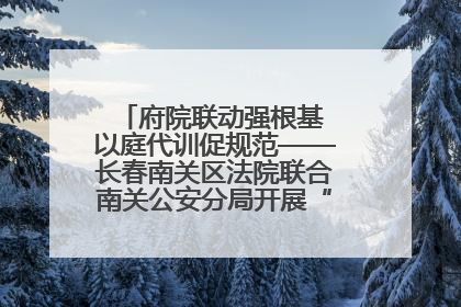 府院联动强根基 以庭代训促规范——长春南关区法院联合南关公安分局开展“以庭代训”