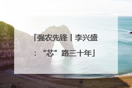 强农先锋丨李兴盛：“芯”路三十年