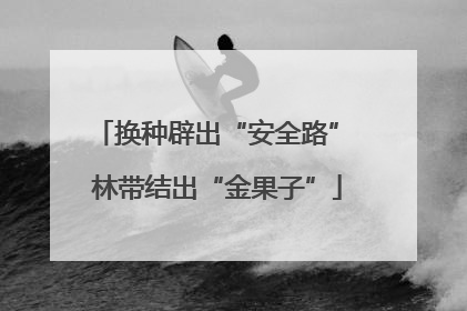 换种辟出“安全路” 林带结出“金果子”