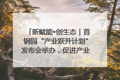 新赋能•创生态｜首钢园“产业跃升计划”发布会举办，促进产业合作交流走深走实
