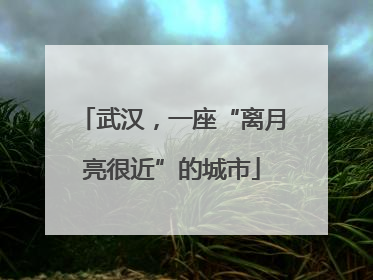 武汉，一座“离月亮很近”的城市