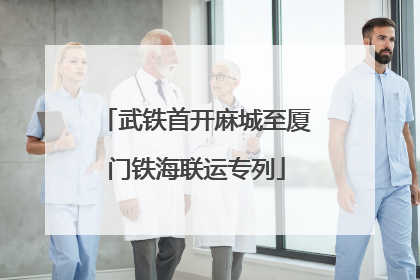 武铁首开麻城至厦门铁海联运专列