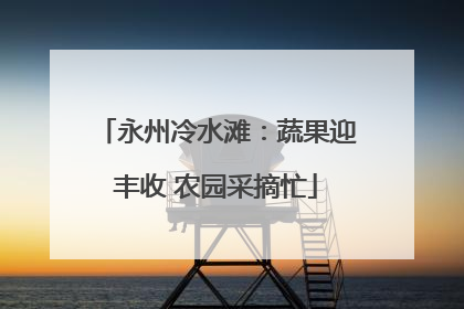 永州冷水滩：蔬果迎丰收 农园采摘忙