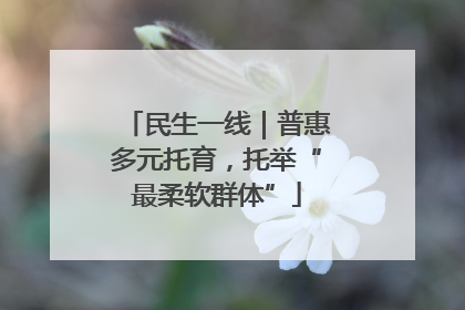 民生一线｜普惠多元托育，托举“最柔软群体”
