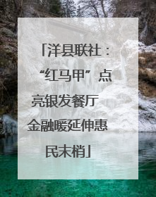 洋县联社：“红马甲”点亮银发餐厅 金融暖延伸惠民末梢