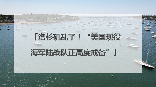 洛杉矶乱了！“美国现役海军陆战队正高度戒备”