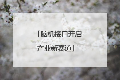 脑机接口开启产业新赛道