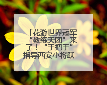 花游世界冠军“教练天团”来了！“手把手”指导西安小将跃动水上