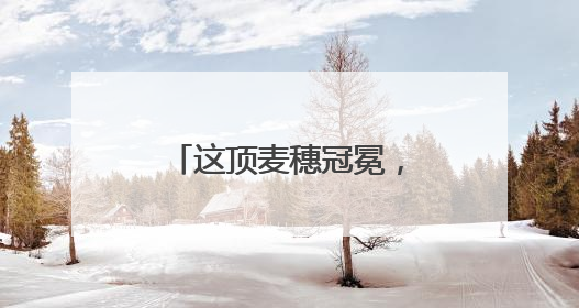 这顶麦穗冠冕，与拿破仑有关