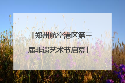 郑州航空港区第三届非遗艺术节启幕