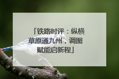 铁路时评：纵横草原通九州，调图赋能启新程