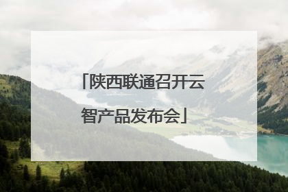陕西联通召开云智产品发布会