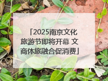 2025南京文化旅游节即将开幕 文商体旅融合促消费