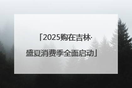 2025购在吉林·盛夏消费季全面启动
