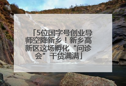5位国字号创业导师空降新乡！新乡高新区这场孵化“问诊会”干货满满