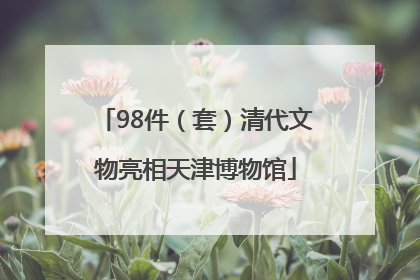 98件（套）清代文物亮相天津博物馆