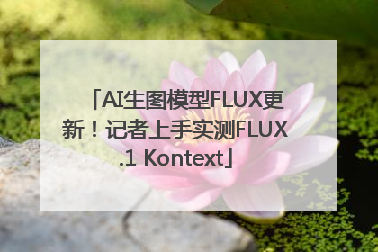 AI生图模型FLUX更新！记者上手实测FLUX.1 Kontext